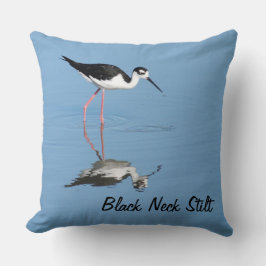 Stilt Sea Bird Nacke Dekorativ kudde