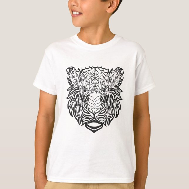 Stiltigerhuvud T Shirt (Framsida)