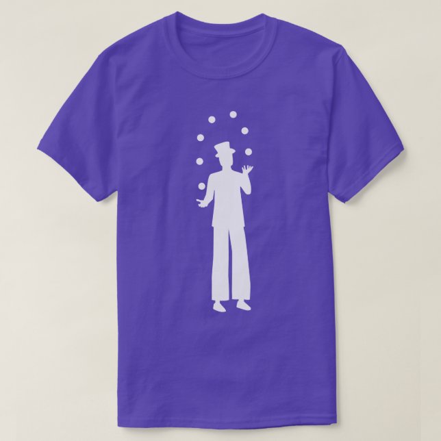 Stiltwalker juggling t shirt (Design framsida)