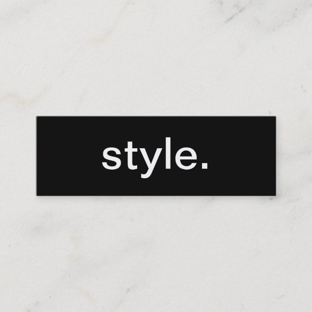 Stilvisitkort Mini Visitkort (Framsida)