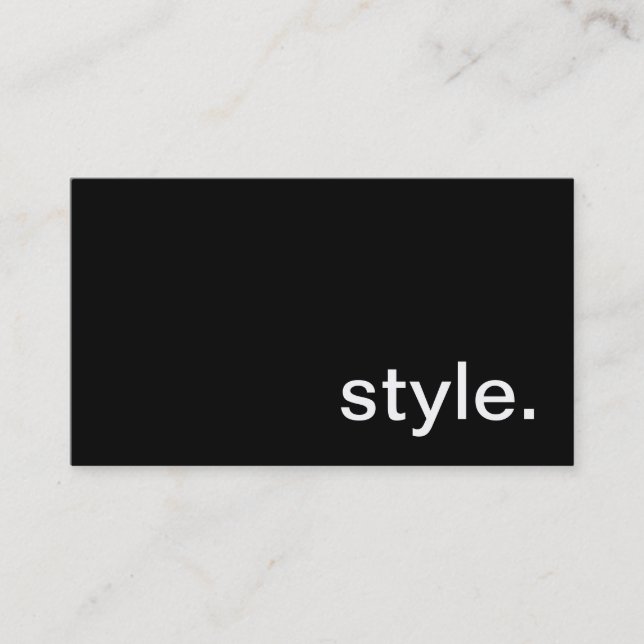 Stilvisitkort Visitkort (Framsida)