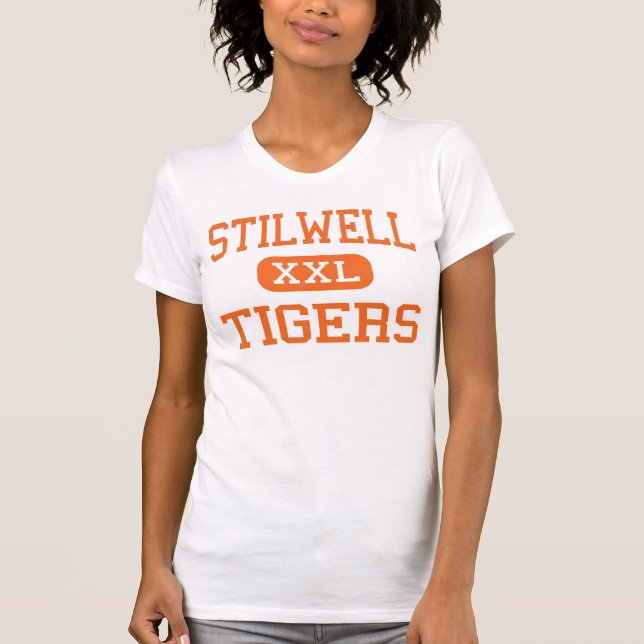 Stilwell - tigrar - junior - västra Des Moines T-shirt (Framsida)