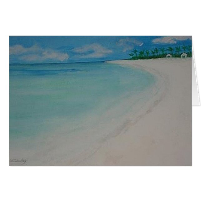 Stimfjärdstrand Hälsningskort (Framsidan Horizontal)