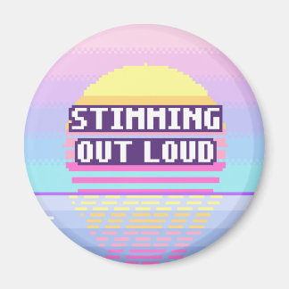 Stimmande ljud Neurodivergent Pixelmagnet Magnet