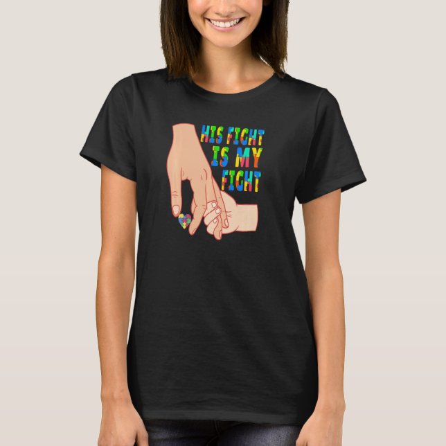 Stimulansmedvetandet om hans kamp är min kamp som  t shirt (Framsida)