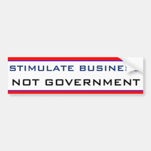 Stimulera den INTE REGERINGS- affären Bildekal