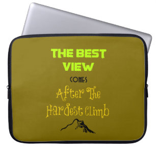 Stimulerande motiv för att dölja citattyp laptop sleeve