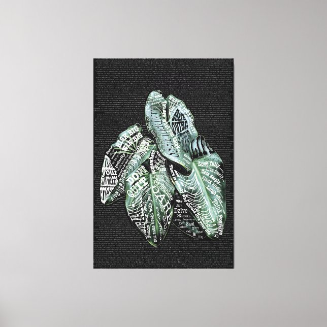 Stimulerande motiv för Life-citat Canvastryck (Framsida)