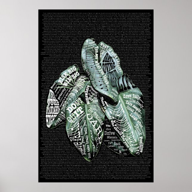 Stimulerande motiv för Life-citat Poster (Framsidan)