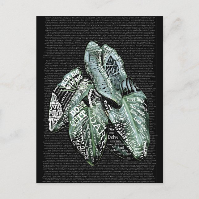 Stimulerande motiv för Life-citat Vykort (Framsida)