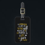 Stimulerande motivation citerar livets betydelse bagagebricka<br><div class="desc">Inspirationell motivation citat till behållan du inspirerade och inspirerade andra runt dig. Ett vackert ordspråk om att vara snäll mot andra, ge, filantropisk handling, volontärarbete och hjälp till behövande. Livets mening är att hitta din gåva. Syftet med livet är att avlägsna ge. Bakgrunden till färg kan ändras till önskad färg....</div>