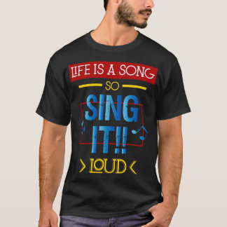 Stimulerande musikofferter för livet t shirt