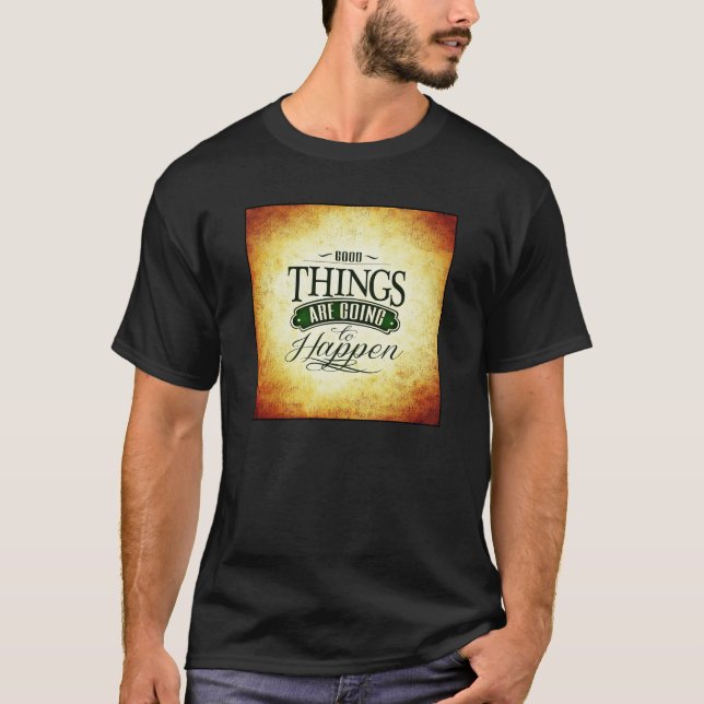 Stimulerande upplyftande citattecken tee shirt (Framsida)