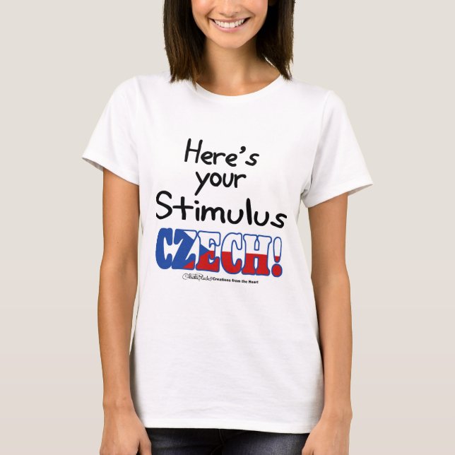 Stimulus Tjeckiska! T-shirt (Framsida)