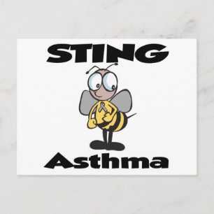 STING Asthma Vykort