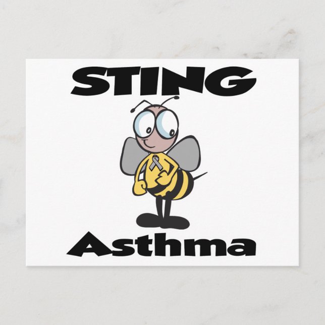 STING Asthma Vykort (Framsida)