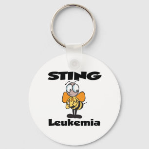 STING Leukemi (orange) Nyckelring