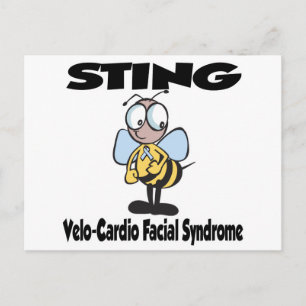 STING Velo-Cardio-ansiktssyndrom Vykort