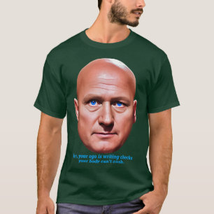 Stinger din logotyp skriver in checkar din kroppsh t shirt