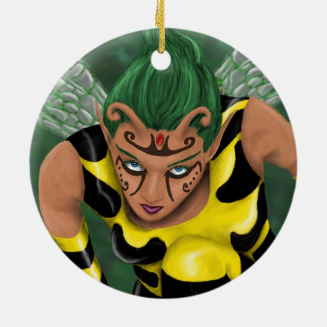 Stinger Julgransprydnad Keramik (Baksidan)