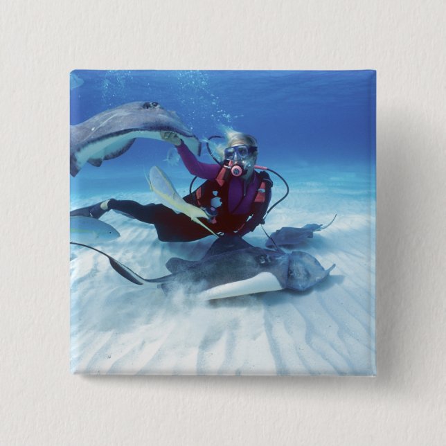 Stingray City, Grand Cayman, Caymanöarna, Knapp (Framsida)