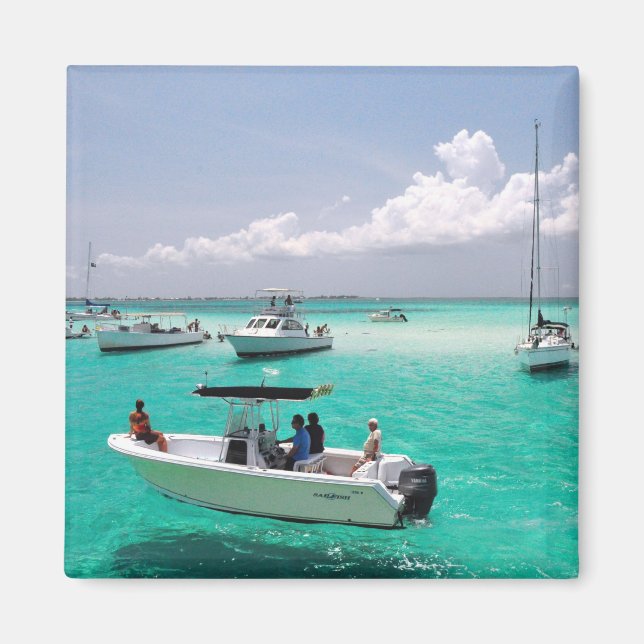 Stingray City Grand Cayman Islands Magnet (Framsidan)