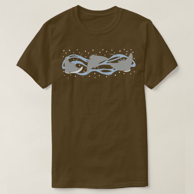 Stingray Cownos Ray Sticker Pack T Shirt (Design framsida)