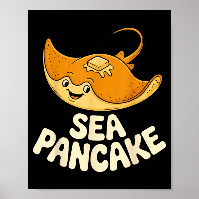 Stingray Design For Men Women Kids Fish Sting Ray  Poster (Framsidan)