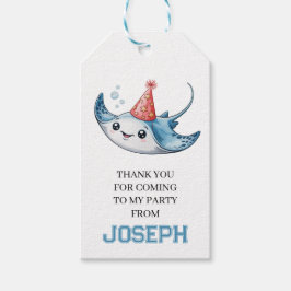 Stingray-Födelsedagsfest Presentetikett