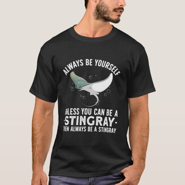 Stingray For Sea Creature Stingray T Shirt (Framsida)