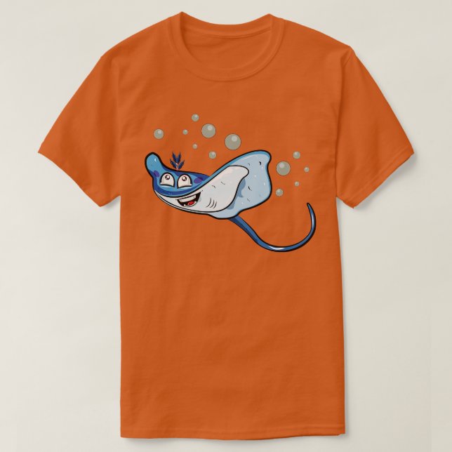Stingray Illustration T Shirt (Design framsida)