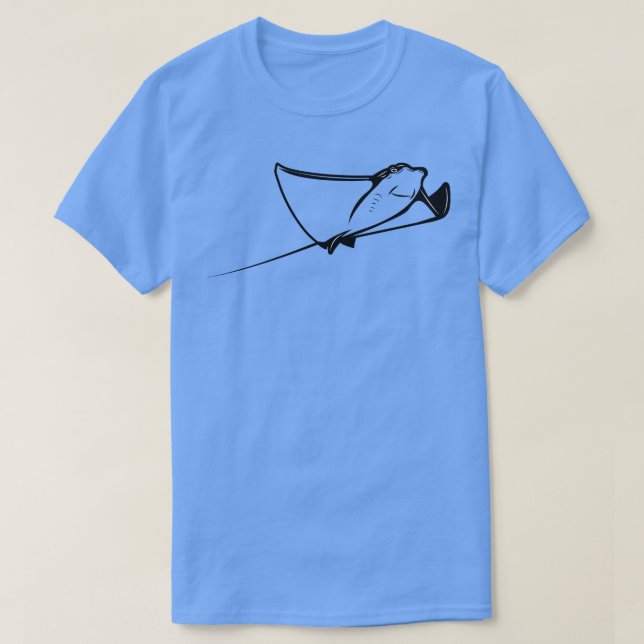 Stingray-kontur T Shirt (Design framsida)