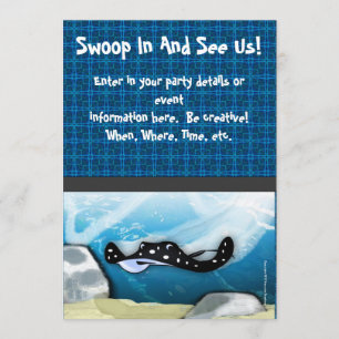Stingray (Manta Ray) Inbjudningar