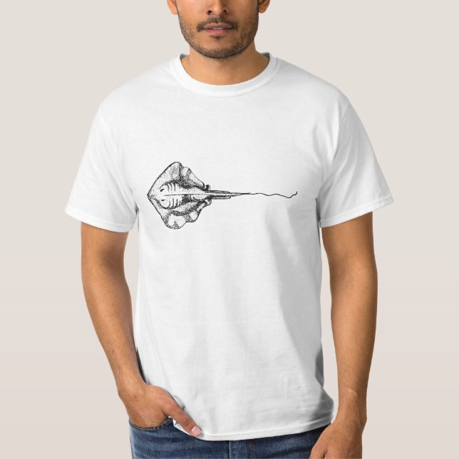 Stingrayillustration T-shirt (Framsida)