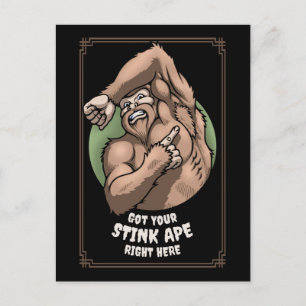 Stink Ape Vykort