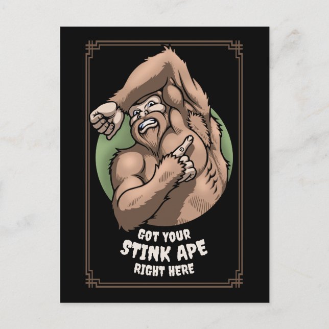 Stink Ape Vykort (Framsida)
