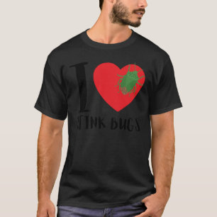 Stink Kryp Beetle och Halyomorpha Halys 6 T Shirt