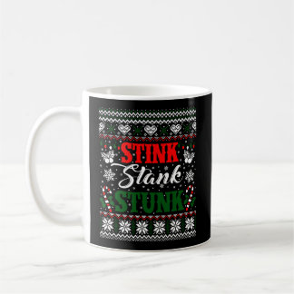 Stink Stank Stunk Funny Jul Ugly Sweater Kaffemugg