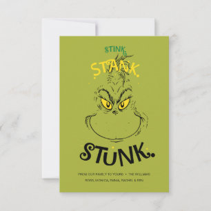 Stink Stank Stunk Herr Grinch Citat Kort