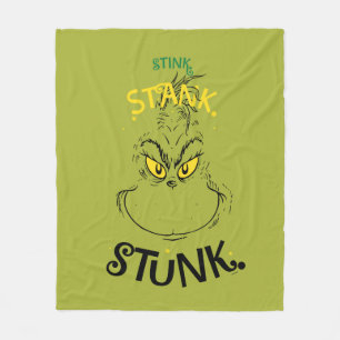 Stink Stank Stunk Mister Grinch Fleecefilt