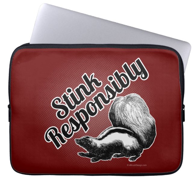 Stinka Ansvarsfullt Laptop Fodral (Framsidan)