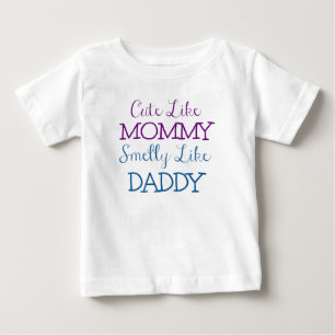 Stinka lik pappa för gulliga lika mammor t shirt