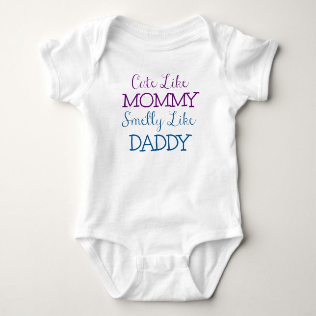 Stinka lik pappa för gulliga lika mammor tee shirt (Framsida)