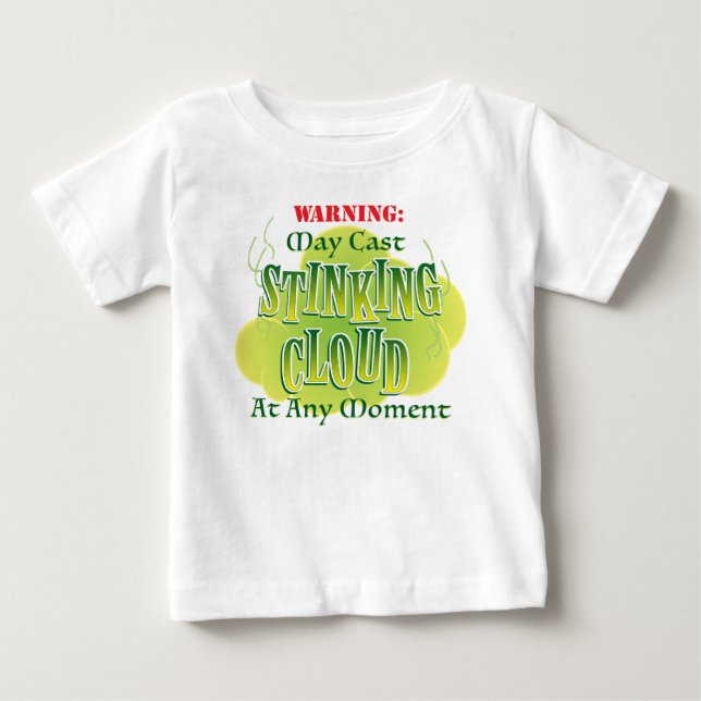 Stinkande moln baby t-shirt (Framsida)