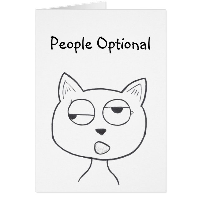 Stinkeye Catnipkort Hälsningskort (Framsidan)