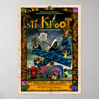 Stinkfoot Poster 40-årsdagen Firande