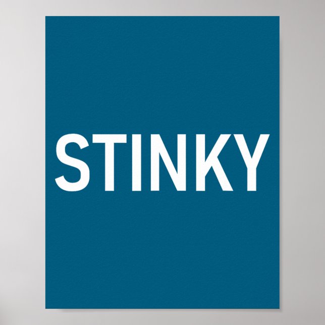 Stinkig, Rolig, Skämt, Sarksatisk Poster (Framsidan)