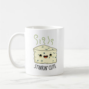 Stinkin Cute Funny Cheese Pun Kaffemugg