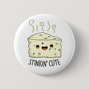 Stinkin Cute Funny Cheese Pun Knapp