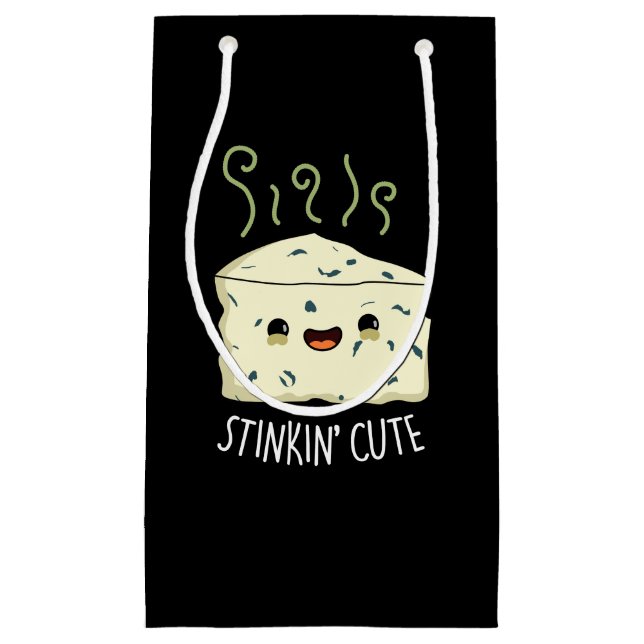 Stinkin Cute Funny Cheese Pun Mörk BG (Framsidan)